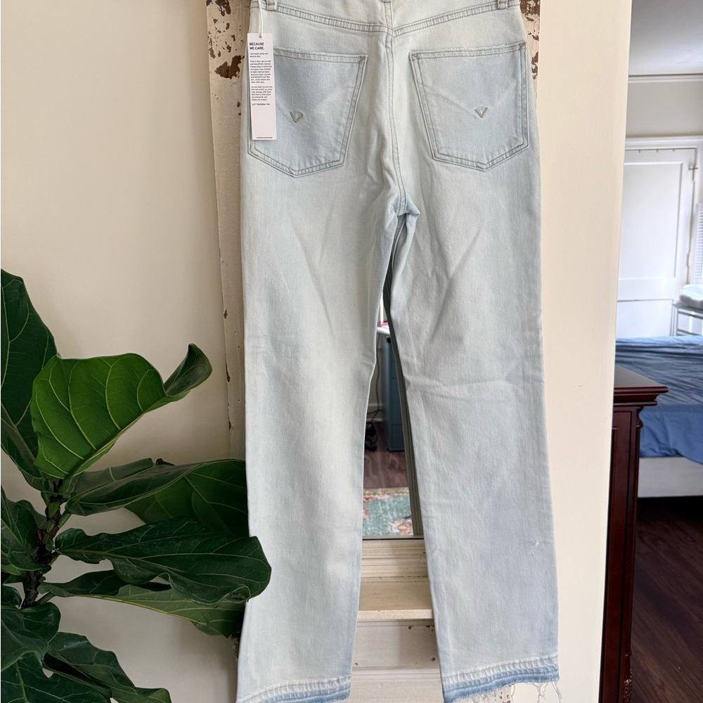 NWT Hudson Jeans Women's Light Blue Straight Leg Jeans Size 24 - Picture 7 of 11